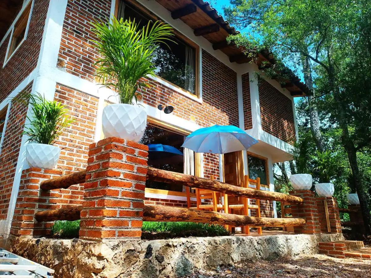 Cabana Para Pareja En El Bosque Ib Acaxochitlán 외부 사진