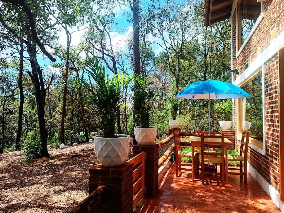 Cabana Para Pareja En El Bosque Ib Acaxochitlán 외부 사진